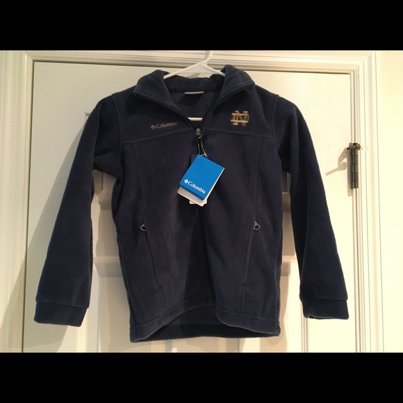 Columbia Ole Miss Zip Up Youth Flanker Jacket Kids Small Size 8